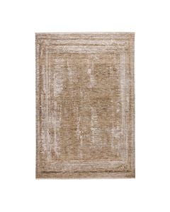 Kyra carpet, 100% microfiber polyester/heatset, cream, 133x190 cm