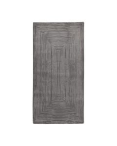 Rug Sign, 100% polyester, grey, 80x150 cm