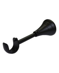 Suport për shufer perde, inoks, e zezë, Dia. 28 mm