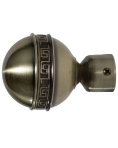 Finale metalike për shufër perde, inoks, bronz, Dia. 28 mm