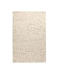 Carpet Elio, polypropylene and polyester, cream, 133x190 cm
