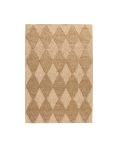 Carpet Kos, polypropylene, brown, 133x190 cm