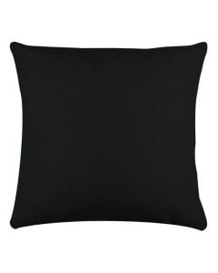 Jastëk dekorativ Bea,  100% poliestër, e zezë, 50x50 cm