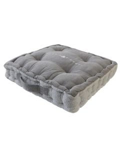 Shilte dyshemeje Candice,  100% pambuk, gri, 45x45x10 cm