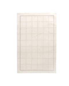 Tapet Sign, 100% poliestër, krem, 133x190 cm