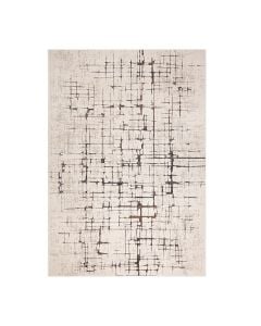 Carpet Amarna, polypropylene/frieze, panna, 133x190 cm