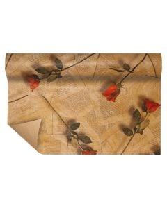 Leter paketimi per tufa lulesh, Leter, 75 cm x 9 m, motive romantike