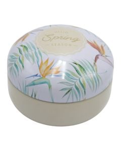 Decorative candle with Christmas motifs, 6x4 cm