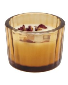 Decorative candle with Christmas motifs, 5x3.5 cm