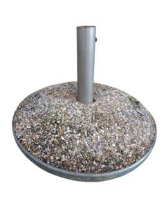Bazament cadre, beton, 50 kg, tub metalik