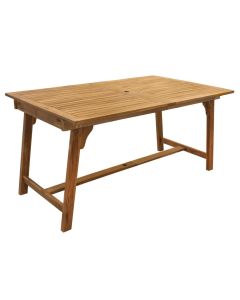 Tavoline per ambient te jashtem me zgjatim, dru tropikal Acacia, 150-180-210x90xH74 cm
