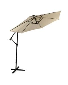 Cader ambienti kendore, metalike, ngjyre bezhe, D3.0 m, mekanizem me krik