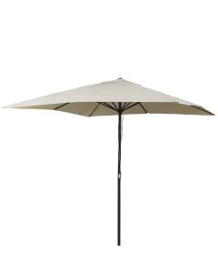 Professional outdoor umbrella, Aluminum structure, beige color, 3.0x3.0 m