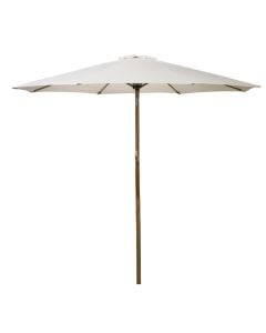 Cader ambienti pull up, Strukture metalike, ngjyre imitim druri, mbulesa bezhe e hapur, D300 cm x H245 cm