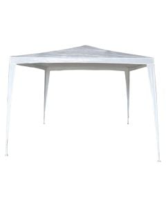 Gazebo, strukture metalike+polietilen, ngjyre anthracit, 3.0x3.0 m, H2.45 m