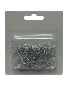 Hanging for decorative balls, silver color, 100 pieces/pack