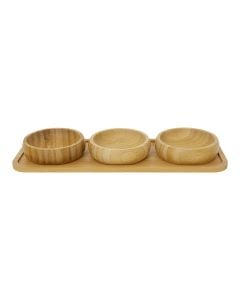Set tasa kokteil (PK 3), bambu, natyrale, Dia. 9.5 cm / 21x7 cm