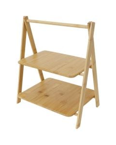 Aksesor për servirje, bambu, natyrale, 22.5x28x30 cm