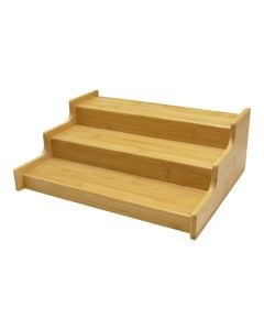 Mbajtëse për enë erëzash/kripe/piper, druri, natyrale, 30x24x11 cm