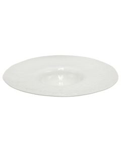 Pjatë pasta, qeramikë, e bardhë, Dia. 27 cm