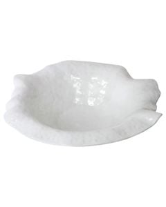 Pjatë supe, qeramikë, e bardhë, Dia. 21 cm