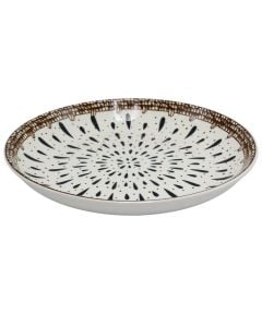 Pjatë servirje, qeramikë, shumëngjyrësh, Dia. 25.5 cm