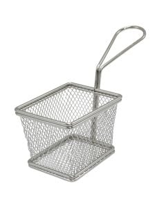 Kullesë servirje, inoks, ngjyrë argjendi, 10x8x7.5 cm