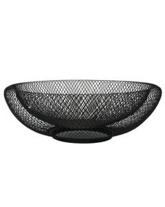 Fruit trees, metalic, black, Dia. 32 x H 11 cm