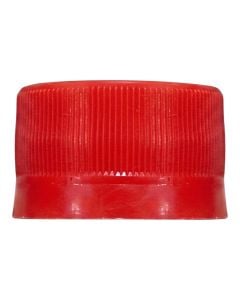 Bottle cap for sparkling juice bottles, plastic, red, Dia. 28 mm