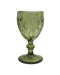 Gotë vere, qelq, jeshile, 250 ml / Dia. 8 x H 15 cm