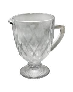 Kane uji/lengje, qelq, transparente, Dia. 14 x H 19.5 cm