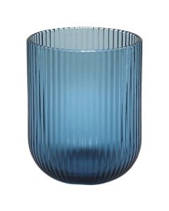 Water glass, glass, blue, 240 ml