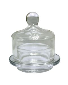 Bomboniere, qelq, transparente, 9x10 cm