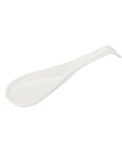 Cooking spoon holder, porcelain, white, 23x8.5 cm