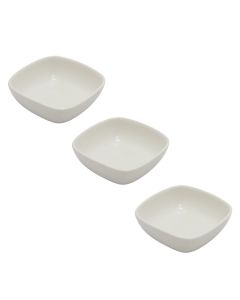 Set tasa antipasta (PK 3), porcelan, e bardhë, 9.5x4 cm