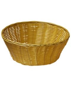 Bread basket, polypropylene, natural, Dia. 24 x H 10 cm