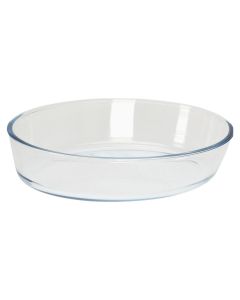 Tavë furre ovale, qelq, transparente, 1.6 L / 28.8x18x6 cm
