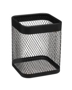 Mbajtëse lugë/pirunj Mayaj, çelik, e zezë, 13x13x16.5 cm