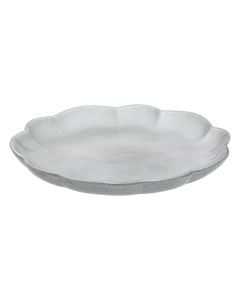 Pjatë servirje Aude, qeramike, gri, Dia. 26.4 x H 3.2 cm