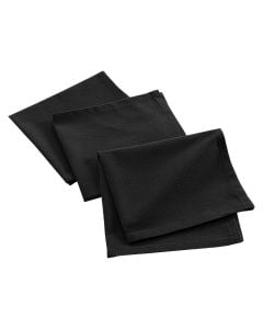 Table napkins (Pck 3), cotton, grey, 40x40 cm