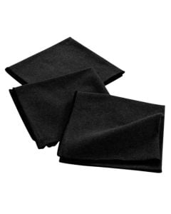 Table napkins (Pck 3), cotton, black, 40x40 cm