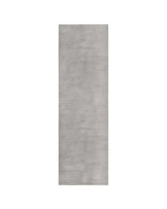 Soft Touch rug, 100% polyester, light grey, 80x300 cm