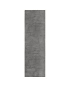 Soft Touch rug, 100% polyester, grey, 80x300 cm