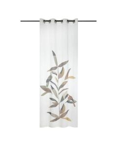 Tucano net curtain with rings, 100% polyester, multicolored, 140x260 cm