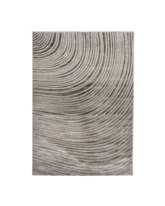 Carpet Mendes, polyester, grey, 133x190 cm