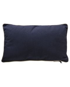 Decorative pillow Duo, cotton, blue marine, 30x50 cm
