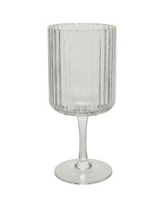 Gotë vere, qelq, transparente, Dia. 7.7 x H 17.8 cm