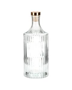 Shishe uji/lëngjesh, qelqi, transparente, 500 ml / Dia. 8 x H 20 cm