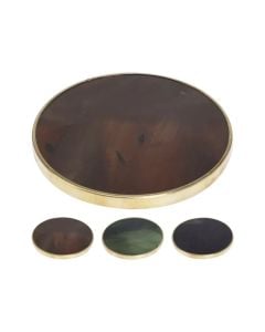 Nënshtresë për gota, MDF, ngjyra të ndryshme, Dia. 10 x H 0.7 cm