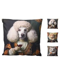 Decorative pillow, polyester, multicolored, 40x40 cm